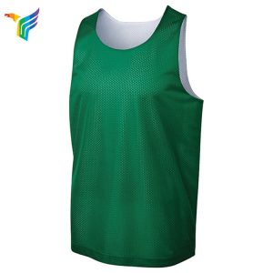 green color mesh basketball top