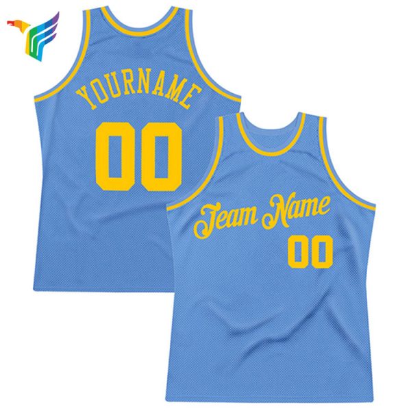 JFC Sportswear mesh blue sports vest - Image 3