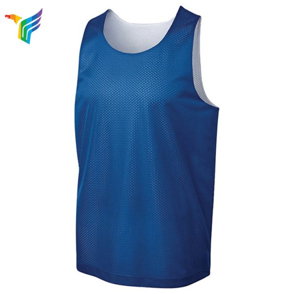 Dart Blue Custom basketball Vest
