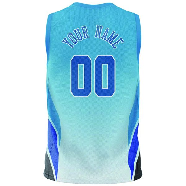 baby blue mesh sports basketball top - Image 3