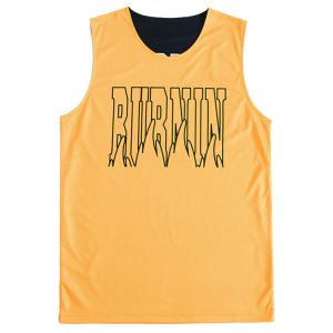 yellow color casual basketball jersey