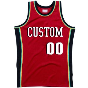Red Mesh Sports Vest